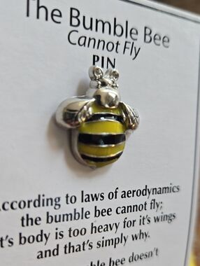 GANZ, BUMBLE BEE PIN New (BIN 011)